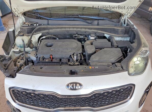 KNDPN3AC6J7418114 2018 KIA SPORTAGE White Вид підкапотного простору