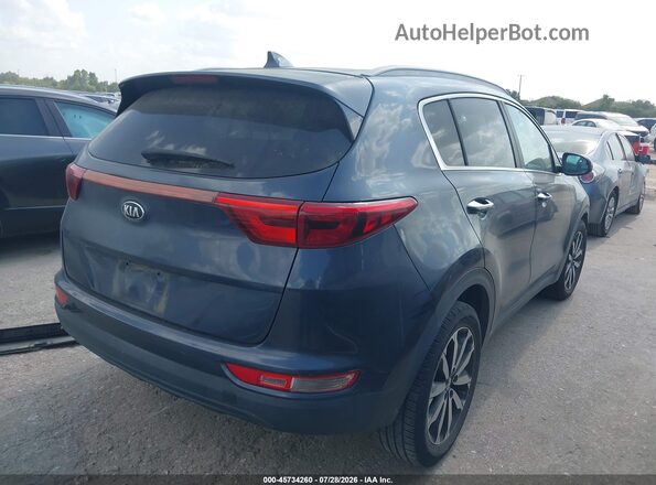 KNDPN3AC7H7296650 2017 KIA SPORTAGE Синий Задняя правая четверть