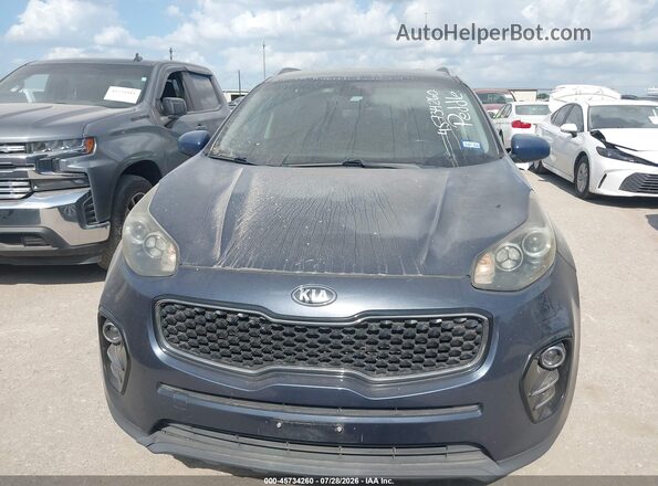 KNDPN3AC7H7296650 2017 KIA SPORTAGE Синий Вид щитка приборов