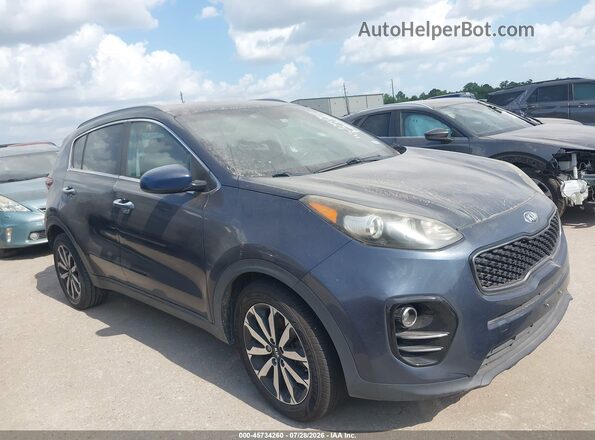 KNDPN3AC7H7296650 2017 KIA SPORTAGE Синий Вид задней части салона