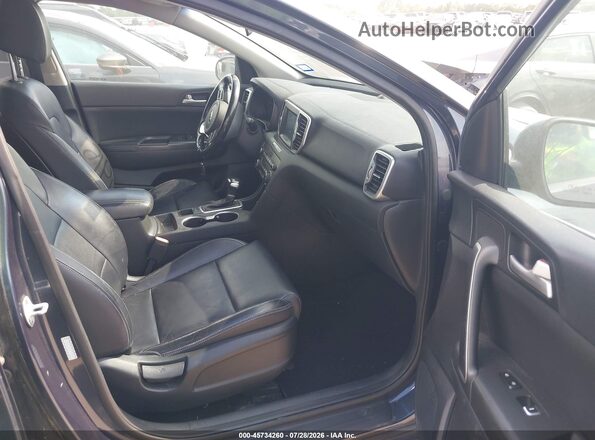 KNDPN3AC7H7296650 2017 KIA SPORTAGE Синий Вид салона спереди