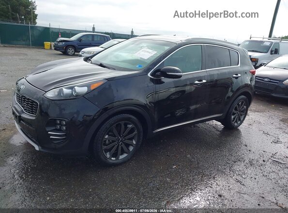 KNDPN3AC7J7426965 2018 KIA SPORTAGE Black Przód lewy
