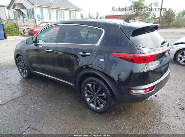 KNDPN3AC7J7426965 2018 KIA SPORTAGE Black Tył lewy