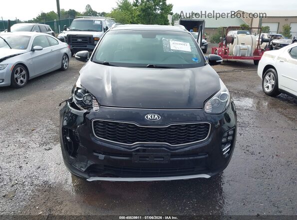 KNDPN3AC7J7426965 2018 KIA SPORTAGE Black Widok wnętrza z tyłu