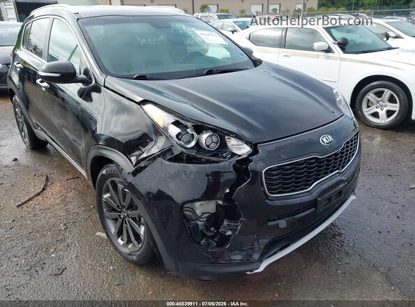 KNDPN3AC7J7426965 2018 KIA SPORTAGE Black Widok z przodu