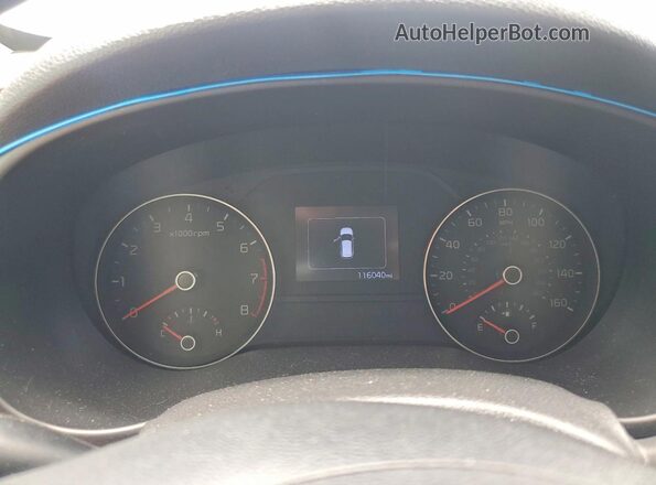 KNDPN3AC8H7259283 2017 KIA SPORTAGE Brown Instrument cluster view