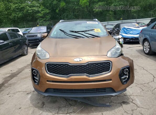 KNDPN3AC8H7259283 2017 KIA SPORTAGE Brown Front view