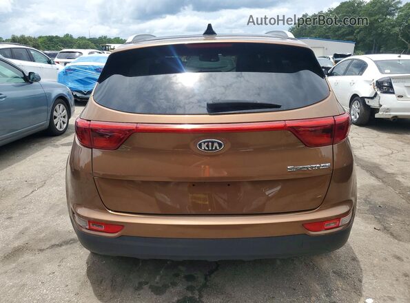 KNDPN3AC8H7259283 2017 KIA SPORTAGE Brown Rear view