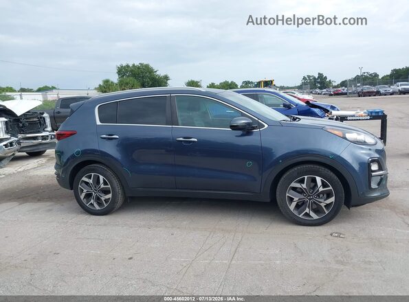 KNDPN3AC8M7843760 2021 KIA SPORTAGE Blue Սալոնի հետևի տեսք