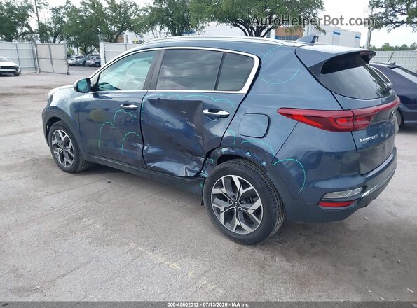 KNDPN3AC8M7843760 2021 KIA SPORTAGE Blue Դիմացի տեսք