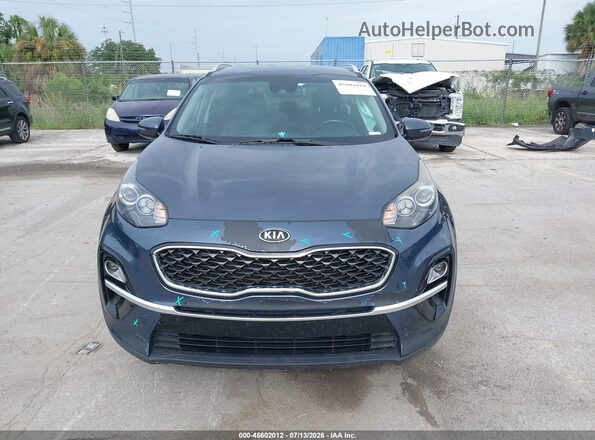KNDPN3AC8M7843760 2021 KIA SPORTAGE Blue Սարքավորումների վահանակի տեսք