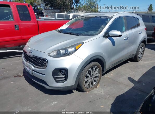 KNDPN3AC9J7355302 2018 KIA SPORTAGE Gray Առջևի ձախ երեք քառորդ տեսարան