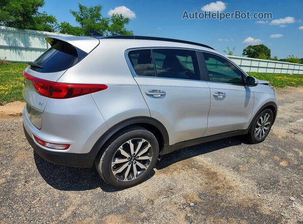 KNDPN3AC9J7390471 2018 KIA SPORTAGE Silver Задня права чверть