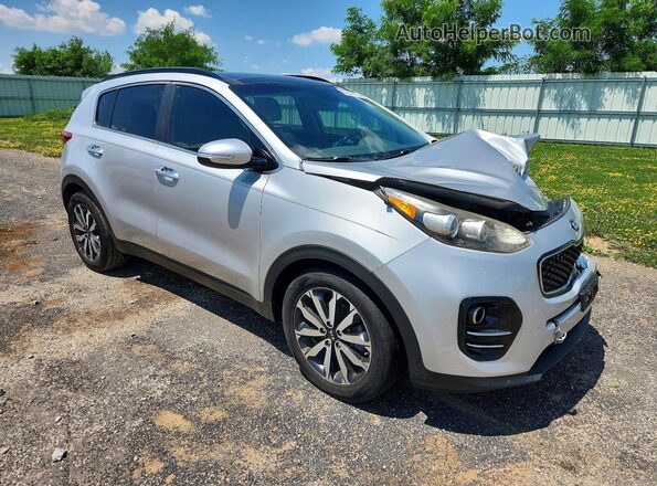 KNDPN3AC9J7390471 2018 KIA SPORTAGE Silver Передня права чверть