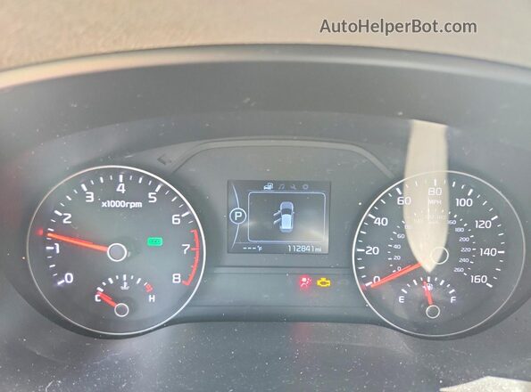 KNDPN3AC9J7390471 2018 KIA SPORTAGE Silver Вид щитка приладів