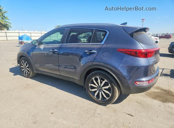 KNDPN3ACXH7149660 2017 KIA SPORTAGE Blue Trasero izquierdo