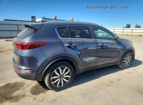KNDPN3ACXH7149660 2017 KIA SPORTAGE Blue Trasero derecho