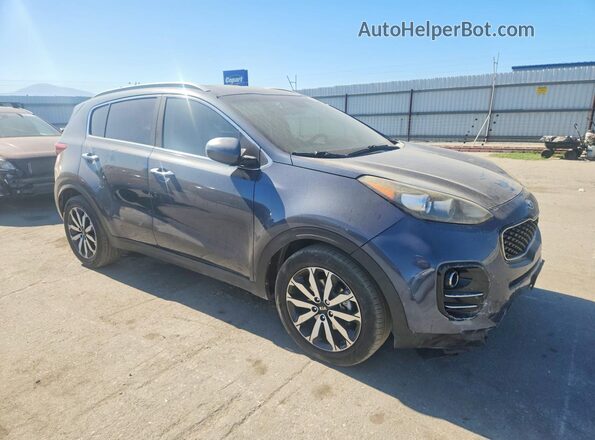 KNDPN3ACXH7149660 2017 KIA SPORTAGE Blue Delantero derecho