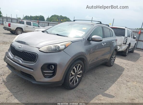 KNDPN3ACXJ7419377 2018 KIA SPORTAGE Gray Front left