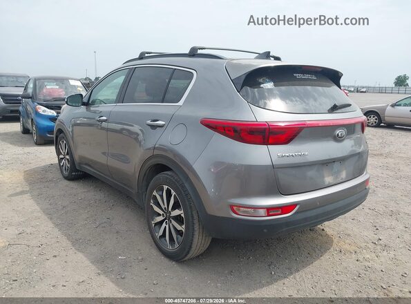 KNDPN3ACXJ7419377 2018 KIA SPORTAGE Gray Rear left