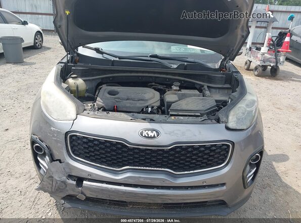 KNDPN3ACXJ7419377 2018 KIA SPORTAGE Gray Rear view