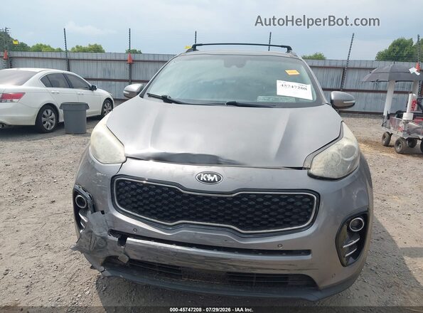 KNDPN3ACXJ7419377 2018 KIA SPORTAGE Gray Instrument cluster view