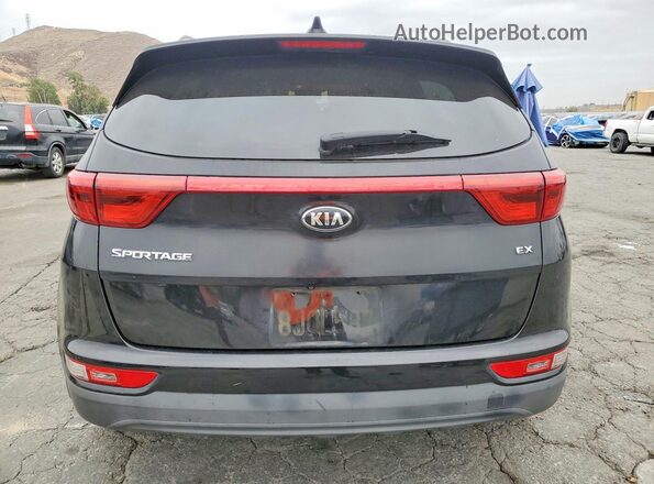 KNDPN3ACXK7588106 2019 KIA SPORTAGE Black Вид ззаду