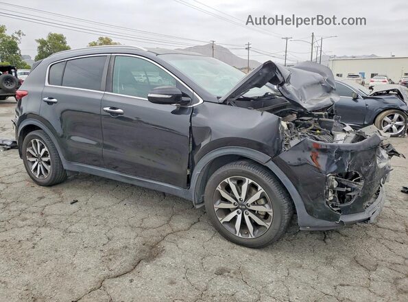 KNDPN3ACXK7588106 2019 KIA SPORTAGE Black Передня права чверть