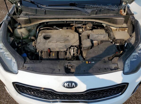 KNDPNCAC0H7148307 2017 KIA SPORTAGE White Engine compartment view