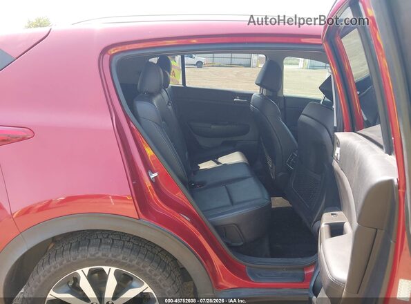 KNDPNCAC0H7180674 2017 KIA SPORTAGE Red VIN կոդի պիտակի տեսք