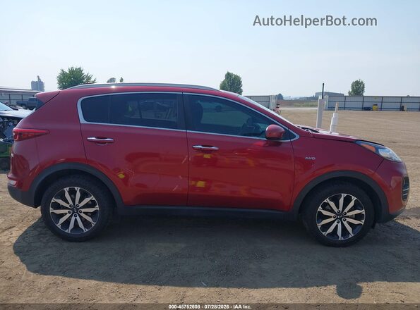 KNDPNCAC0H7180674 2017 KIA SPORTAGE Red Սալոնի հետևի տեսք