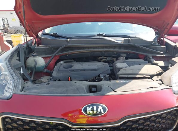 KNDPNCAC0H7180674 2017 KIA SPORTAGE Red Հետևի տեսք
