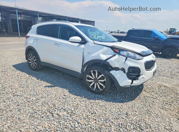 KNDPNCAC0H7226083 2017 KIA SPORTAGE White Przód prawy