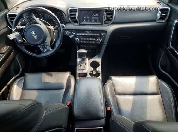 KNDPNCAC0J7422353 2018 KIA SPORTAGE Brown Առջևի վահանակի տեսք
