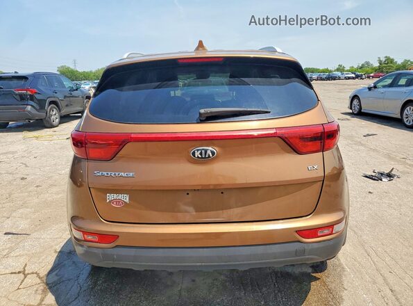 KNDPNCAC0J7422353 2018 KIA SPORTAGE Brown Հետևի տեսք