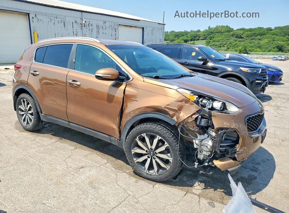 KNDPNCAC0J7422353 2018 KIA SPORTAGE Brown Առջևի աջ
