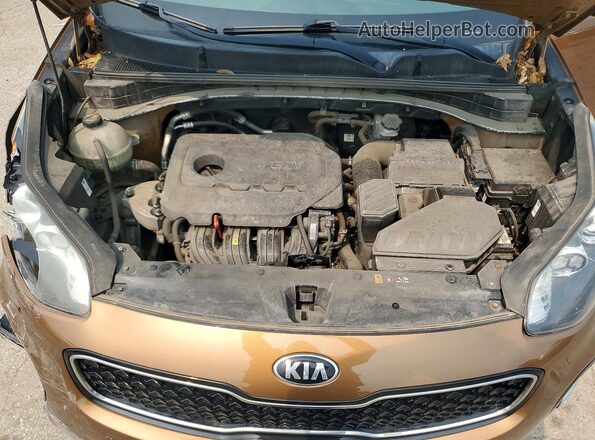 KNDPNCAC0J7422353 2018 KIA SPORTAGE Brown Շարժիչի բաժամունքի տեսք