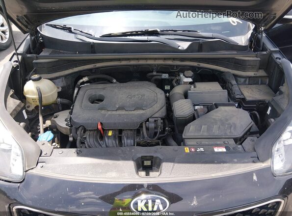 KNDPNCAC0K7589362 2019 KIA SPORTAGE Black Widok z tyłu