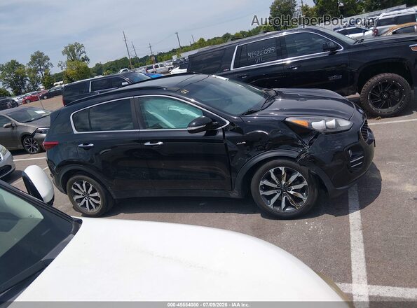 KNDPNCAC0K7589362 2019 KIA SPORTAGE Black Widok wnętrza z tyłu