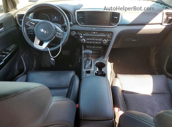 KNDPNCAC0L7771242 2020 KIA SPORTAGE White Առջևի վահանակի տեսք