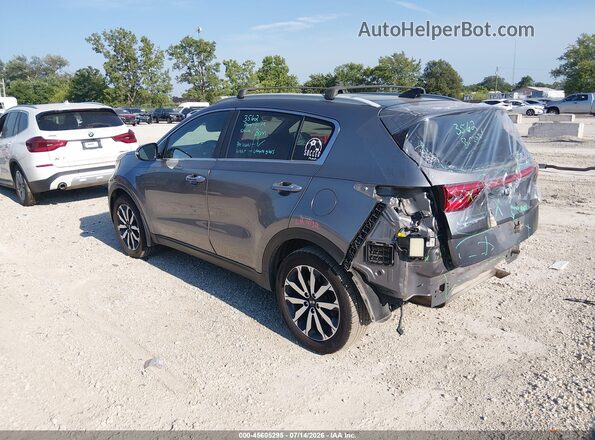 KNDPNCAC1H7052914 2017 KIA SPORTAGE Gray Trasero izquierdo