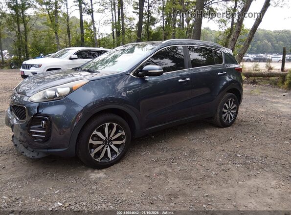 KNDPNCAC1H7295221 2017 KIA SPORTAGE Blue Передня ліва чверть