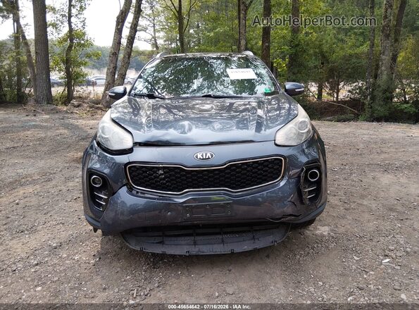 KNDPNCAC1H7295221 2017 KIA SPORTAGE Blue Вид щитка приладів