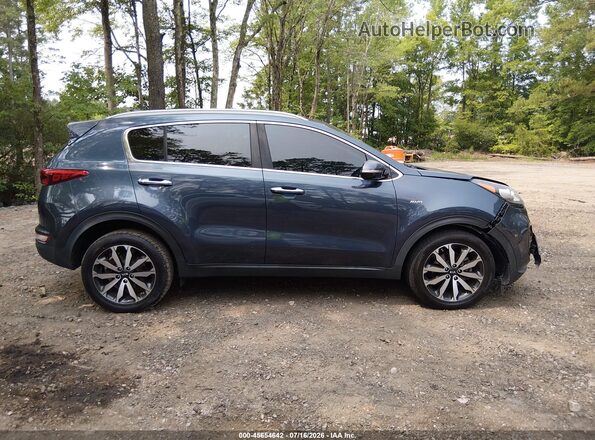 KNDPNCAC1H7295221 2017 KIA SPORTAGE Blue Вид задньої частини салону