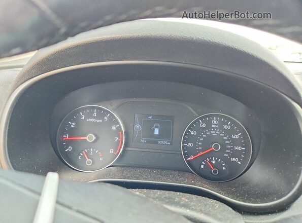 KNDPNCAC1J7431725 2018 KIA SPORTAGE Blue Սարքավորումների վահանակի տեսք