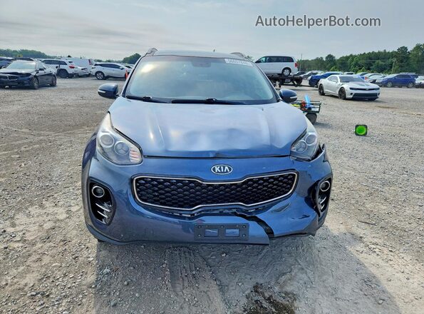 KNDPNCAC1J7431725 2018 KIA SPORTAGE Blue Դիմացի տեսք