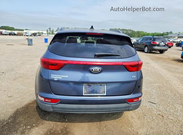 KNDPNCAC1J7431725 2018 KIA SPORTAGE Blue Հետևի տեսք