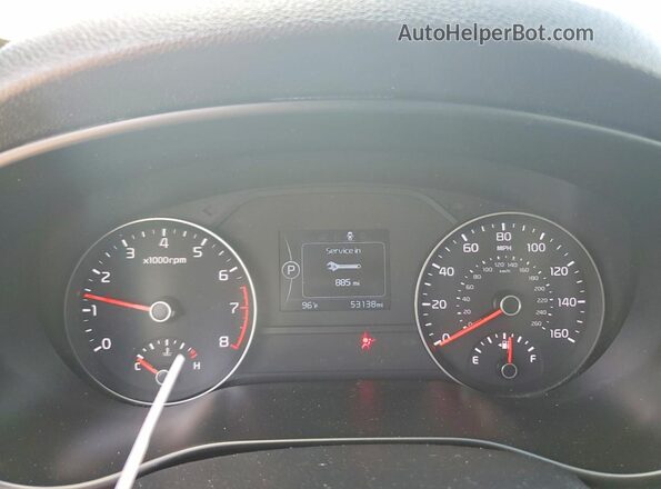 KNDPNCAC1J7443308 2018 KIA SPORTAGE White Вид щитка приладів
