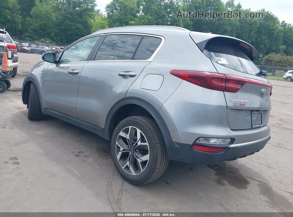 KNDPNCAC1M7917908 2021 KIA SPORTAGE Gray Trasero izquierdo