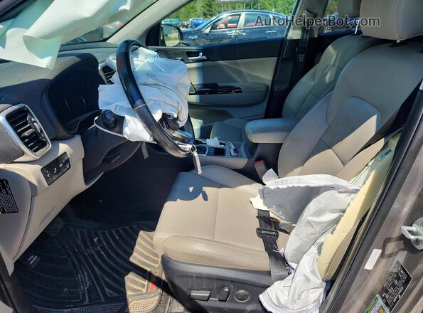 KNDPNCAC1N7007287 2022 KIA SPORTAGE Gray Вид салону спереду